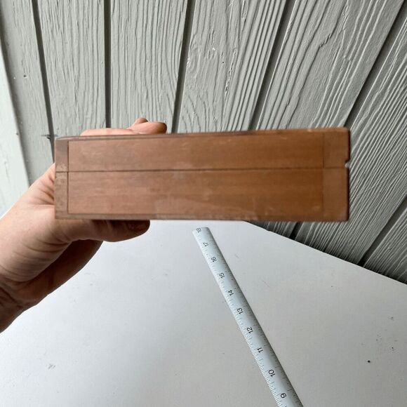 Vintage Wood Box w/ 48 Glass Vials – Watchmaker or Perfume Kit - Picture 8 of 13